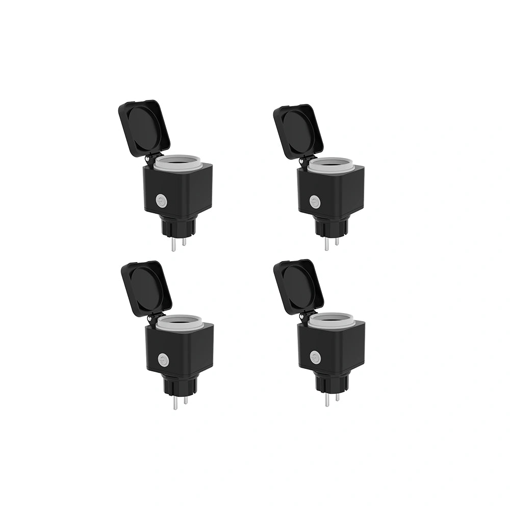 Smart Outdoor Steckdosenadapter 4er-Sparset