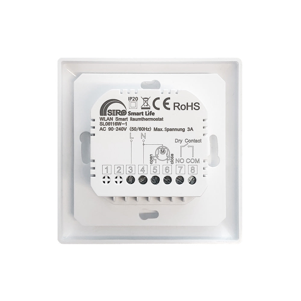 Fußbodenheizungsset mit 8 Wandthermostaten SL06116W