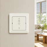 Roller Shutter Switch Merkur Value Pack Pure White