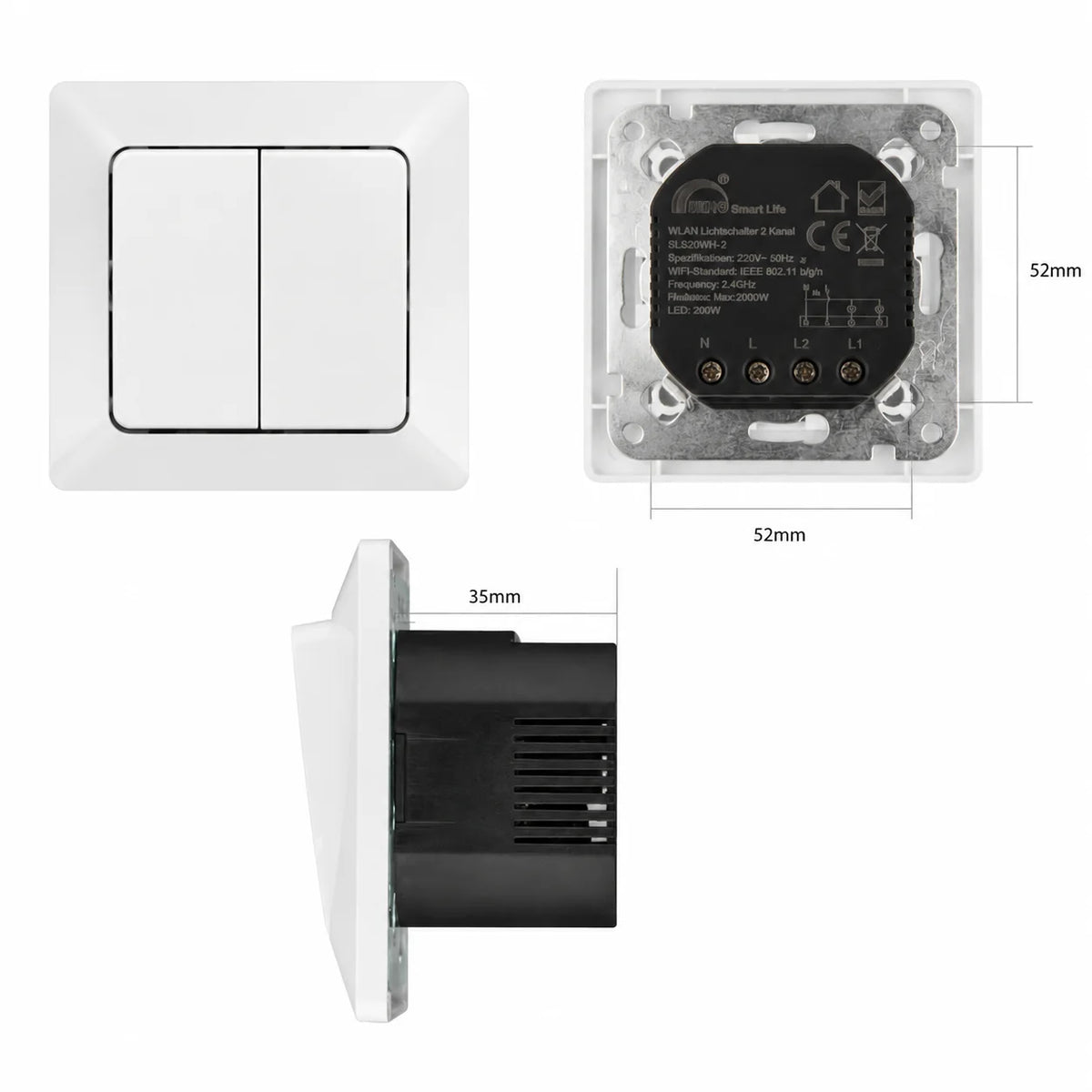 SIRO Smart Light Switch Insert