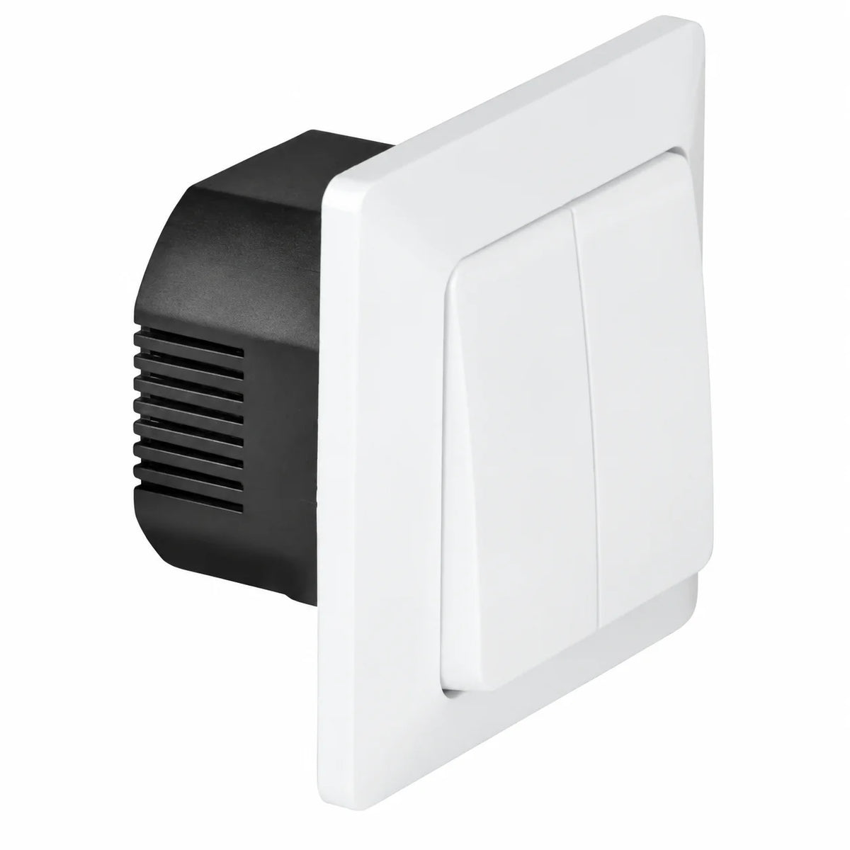 2 Channel Light Switch Merkur Ultra White