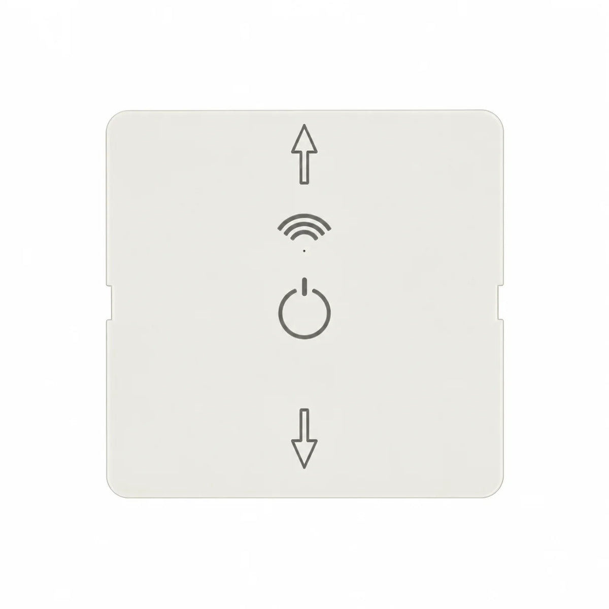 Switch surround for roller shutter switch, Mercury, pure white