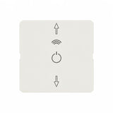 Switch surround for roller shutter switch, Mercury, pure white