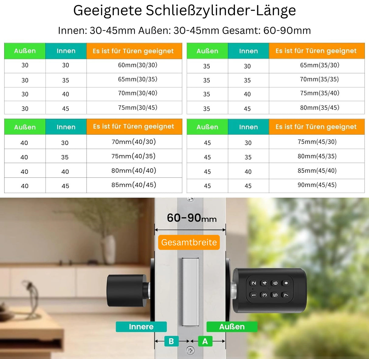 Bluetooth Fingerprint Door Lock