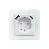 SIRO Smart flush-mounted socket Venus white