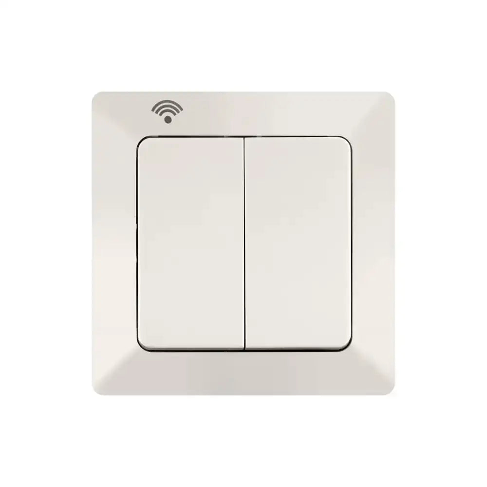SIRO Smart 2 Kanal Lichtschalter Merkur Reinweiß