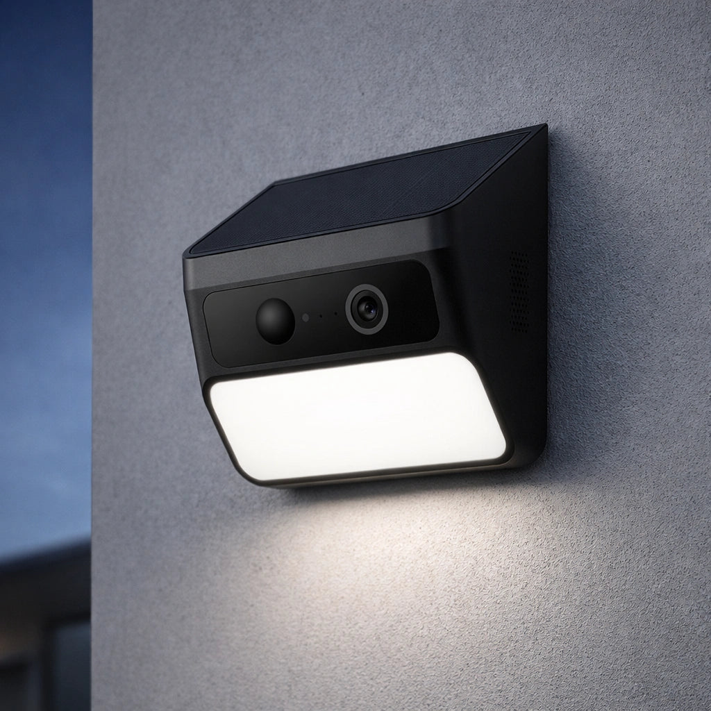 SIRO Smart Solar Wall Light with Camera and Motion Detector