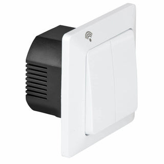 2-Channel Light Switch Merkur Pure White