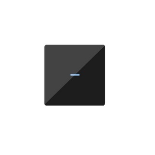 Glass cover light switch Venus